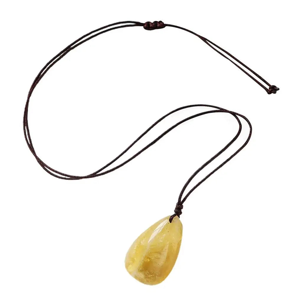 Citrine Crystal Necklace