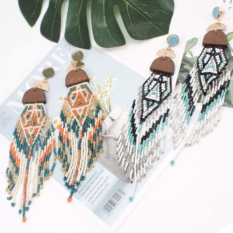 Southwestern Statement Earrings - Mandala Jane