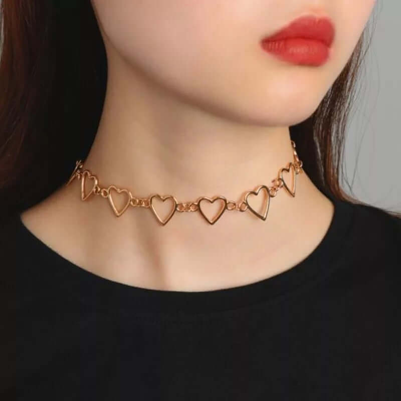 Queen Of Hearts Choker Necklace