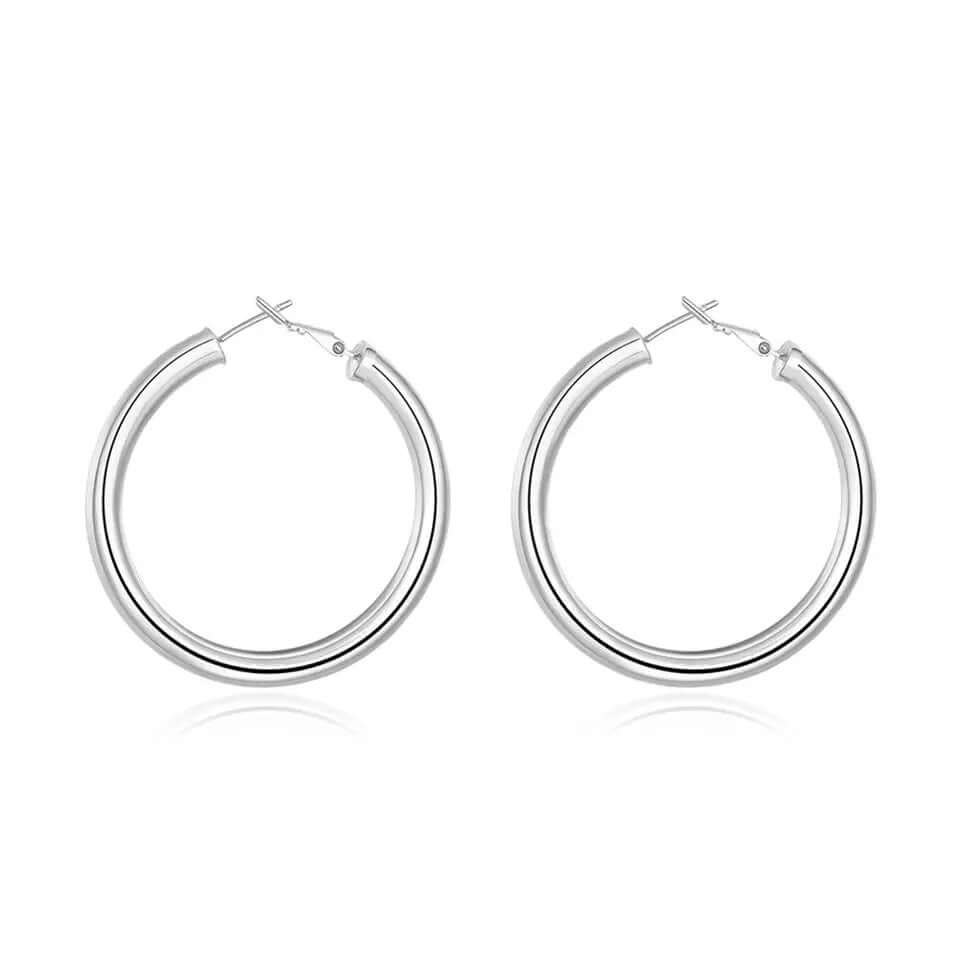 Classic Tube Hoop Earrings