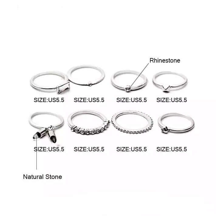 Vixen Ring Set - Mandala Jane