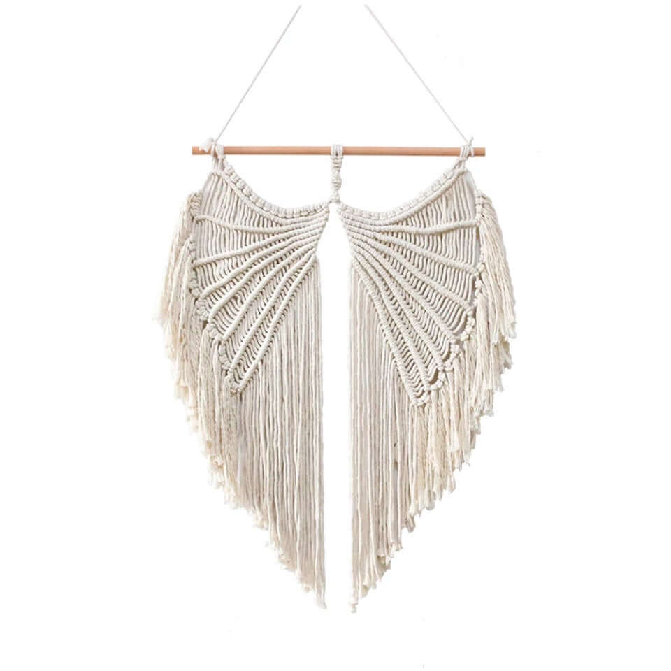 Angel Wings Macrame Wall Hanging