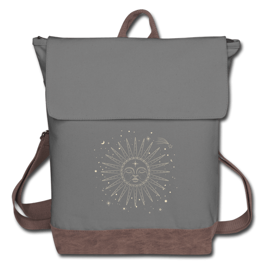 The Sun Goddess Backpack - gray/brown