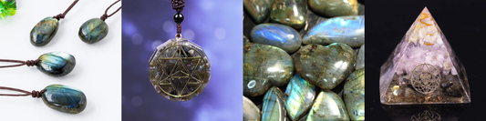 Labradorite Merkaba Pendant Necklace