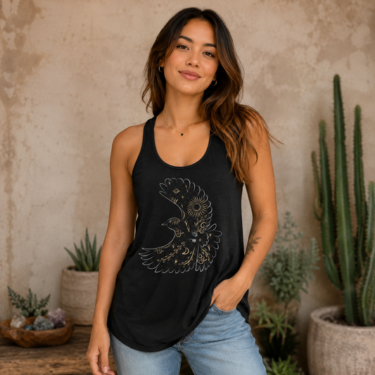 Camiseta de tirantes Libre como un pájaro