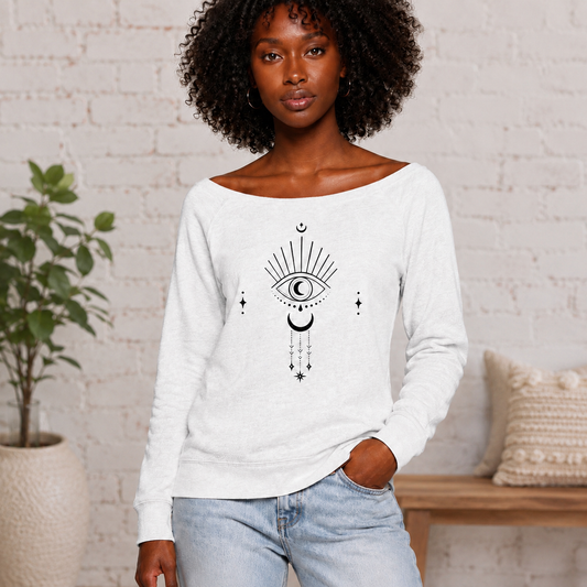 Moongazer Wide Neck Sweatshirt