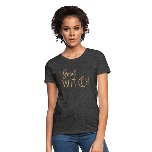 Good Witch T-Shirt - heather black