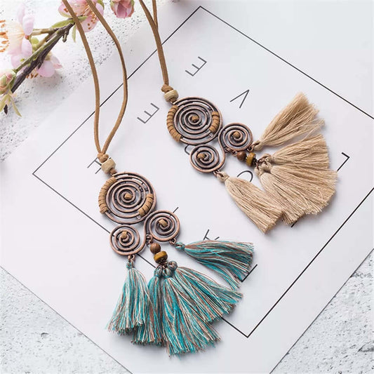 Collana Statement Donna Oro Boho – Collare Grosso Lusso 16 Pollici - Foto 2