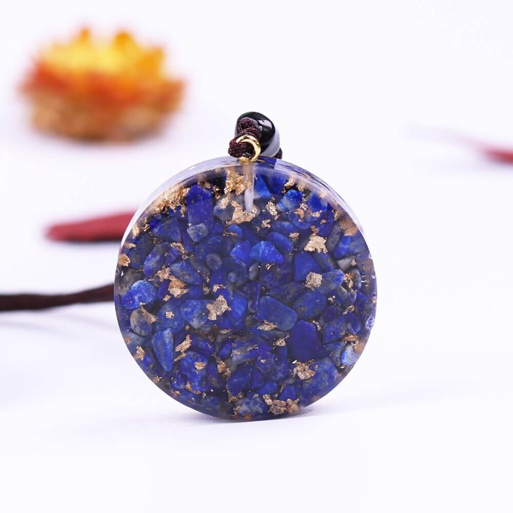 Lapis Lazuli Merkaba Pendant Necklace