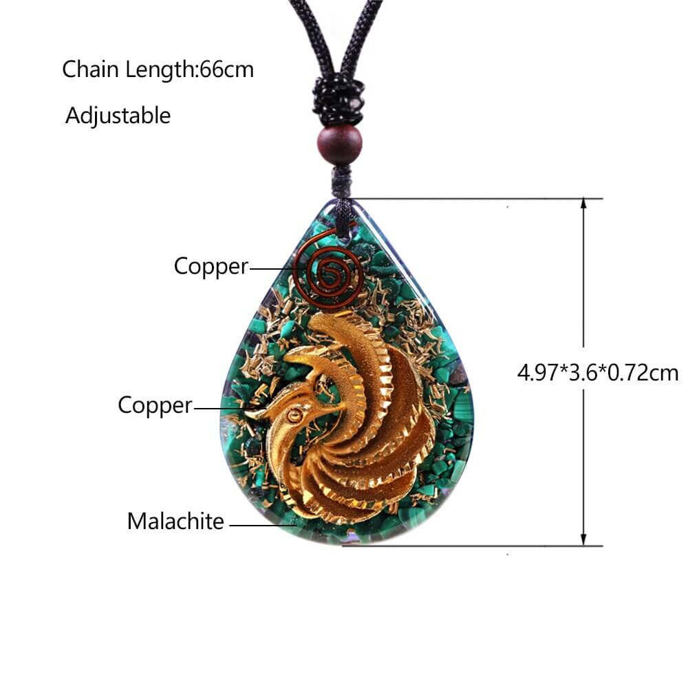 Phoenix Rising Pendant Necklace