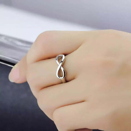 Infinity Ring - Mandala Jane Jewelry, sterling silver ring
