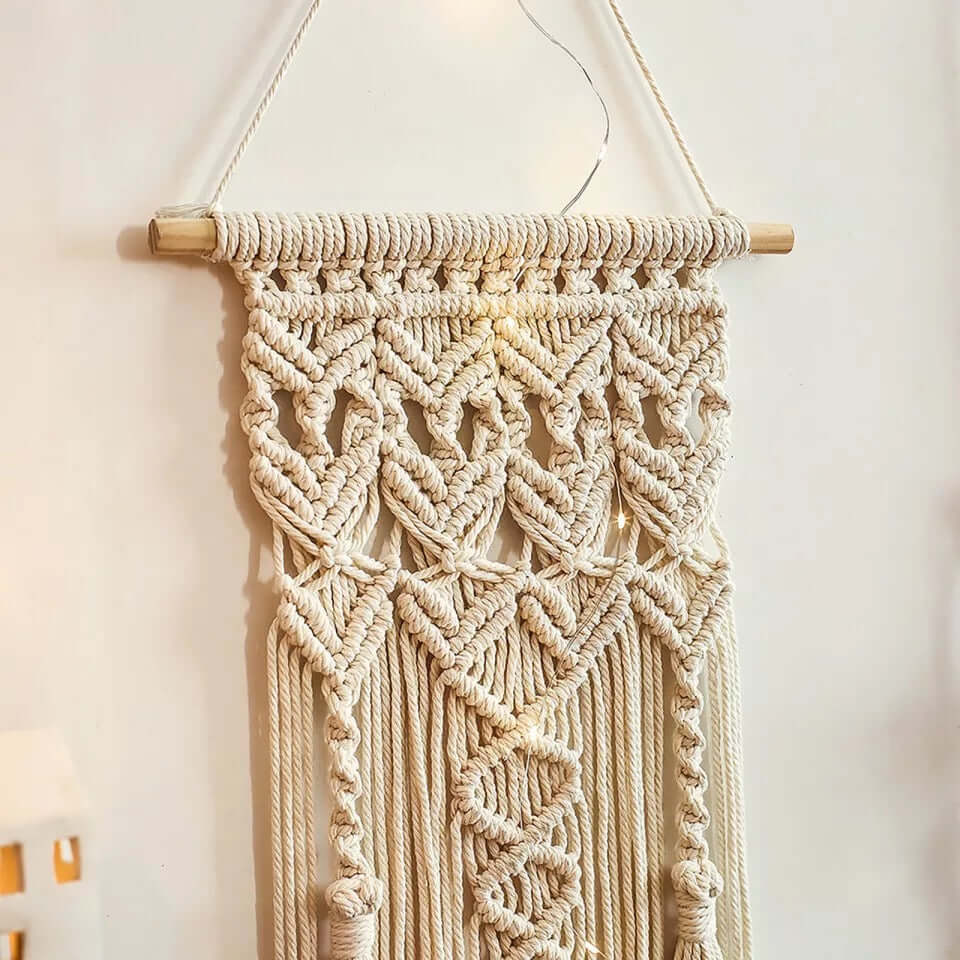 Country Cottage Hanging Macrame Wall Decor Set of 3