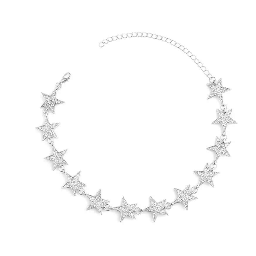 Dazzle Star Choker Necklace - Mandala Jane