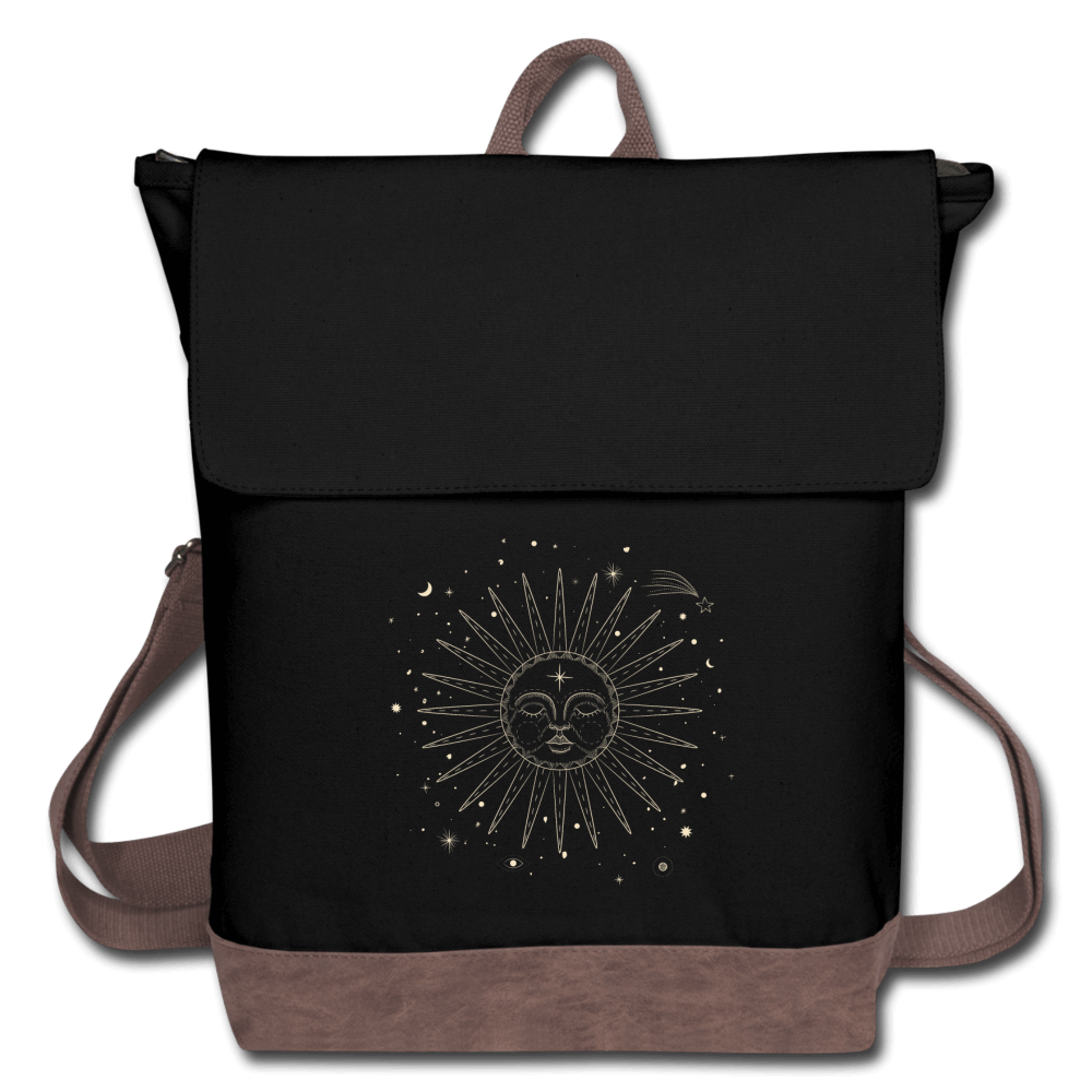 The Sun Goddess Backpack, black - Mandala Jane Apparel, celestial